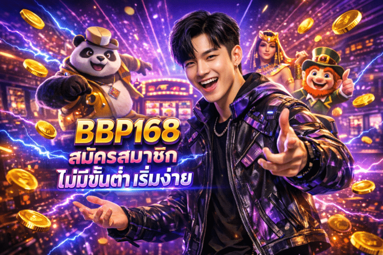 BBP168 สมัครสมาชิก ไม่มีขั้นต่ำ เริ่มง่าย