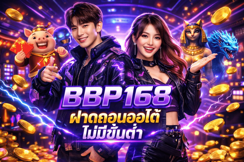 BBP168 ฝากถอนออโต้ ไม่มีขั้นต่ำ